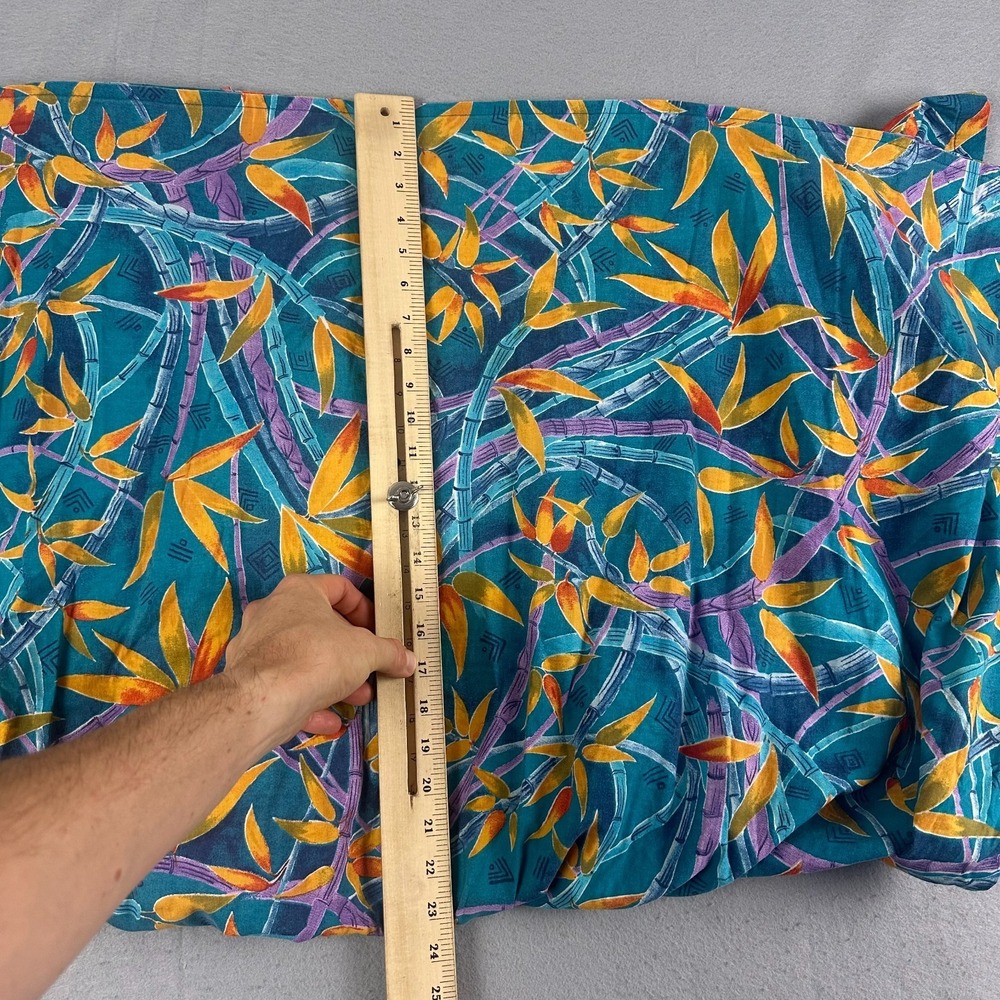 Vintage WINLAR Floral Kaftan Dress 3X Bird of paradise resort colorful MuuMuu - Picture 13 of 15